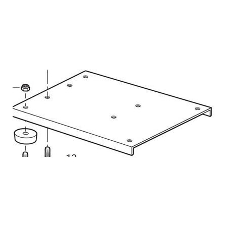 Allegro Industries Blower Base Plate, 950088 9500-88